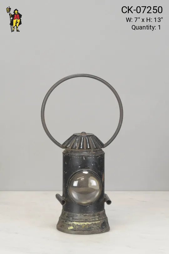 Black Distressed Lantern