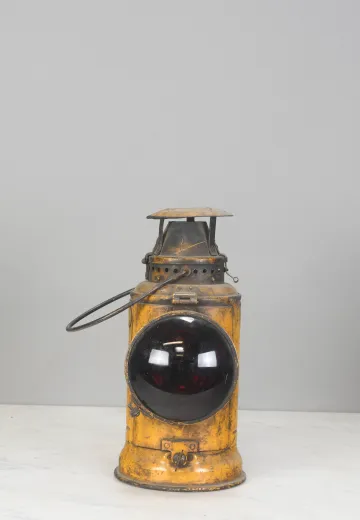 Orange Railroad Lantern