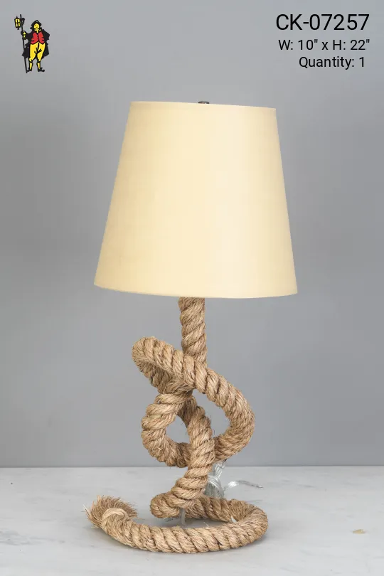 Nautical Rope Table Lamp