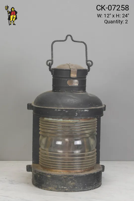 Distressed Oversized Lantern