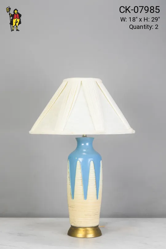 Blue & White Ceramic Table Lamp