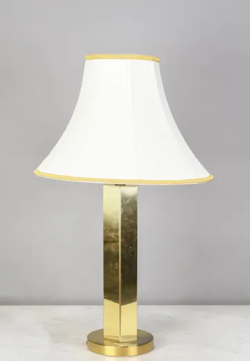 Polished Brass Table Lamp