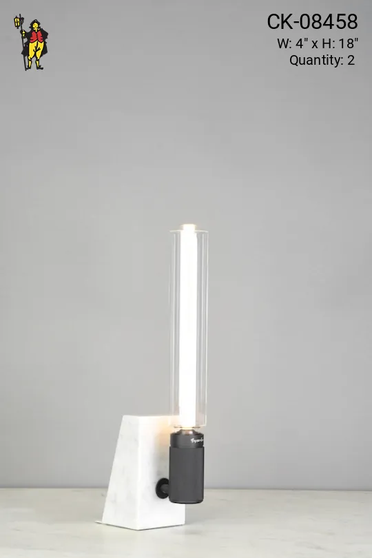 Modern Table Lamp w/Marble Base