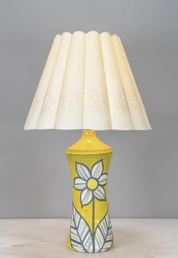 Ceramic Flower Table Lamp