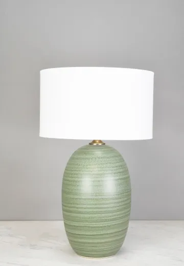Green Ceramic Table Lamp