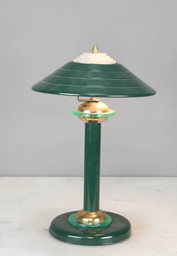 Green Post Modern Table Lamp