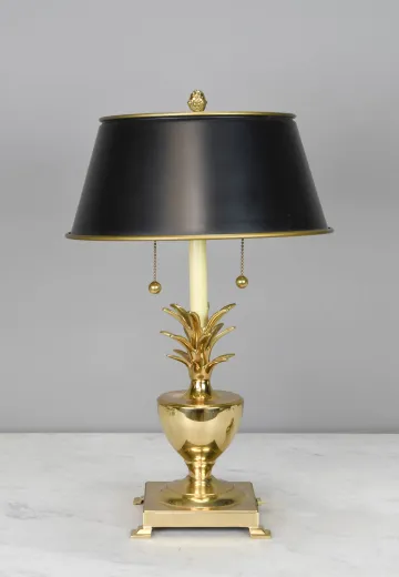 Brass Pinapple Federal Desk Lamp