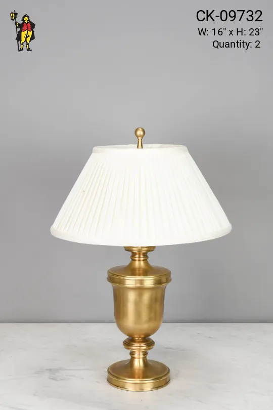 Classical Brass Urn Form Table Lamp
