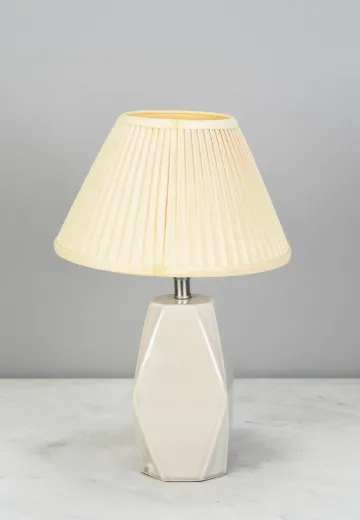 Gray Ceramic Table Lamp