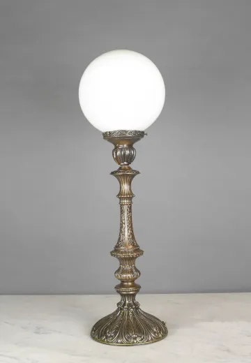 Tall Bronze Art Deco Table Lamp