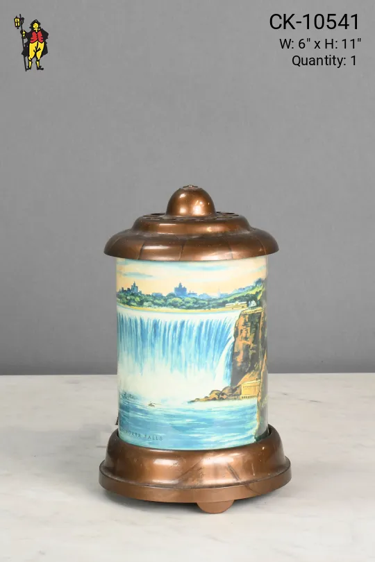 Niagra Falls Roatating Scenic Lamp