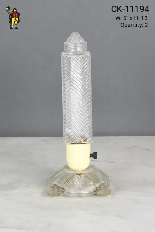 Small Crystal Table Lamp