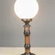 Bamboo Style Globe Shaded Table Lamp #0