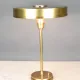 Modern Brass Shaded Table Lamp #0