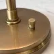 Modern Brass Shaded Table Lamp #1