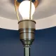 Modern Brass Shaded Table Lamp #2