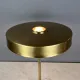 Modern Brass Shaded Table Lamp #3