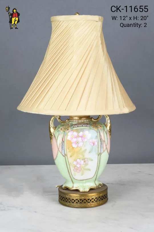 Urn Style Ceramic Table Lamp