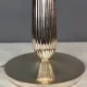 Mid Century Modern Polished Nickel Table Lamp #0