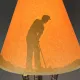 Gold Club Table Lamp #0