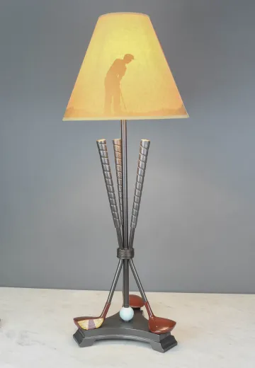 Gold Club Table Lamp