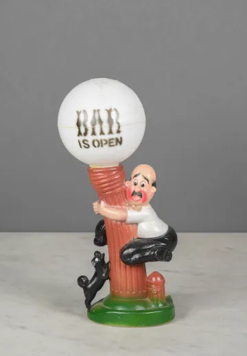 Small Ceramic "Bar" Table Lamp