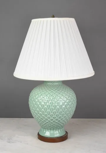 Green Ceramic Table Lamp