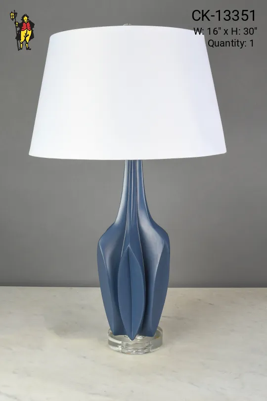 Blue Ceramic Table Lamp