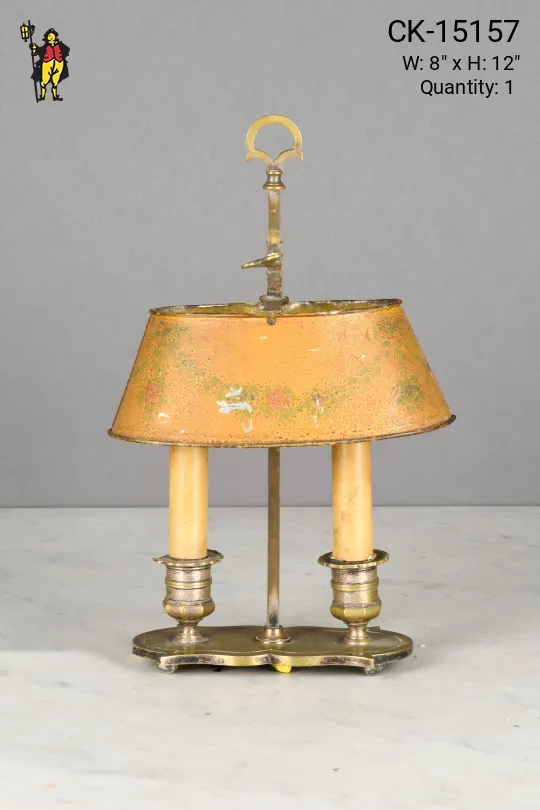 Distressed Two Candle Small Bouliette