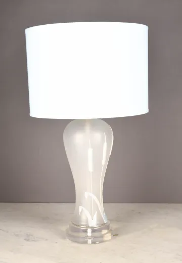 Translucent Painted Table Lamp