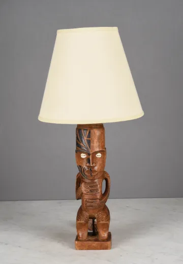 Wooden "Tiki" Table Lamp - Tiki Collection