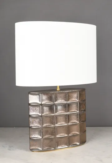 Ceramic Oversize Rectangular Table Lamp