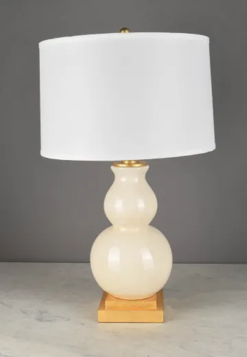 Off White Ceramic Table Lamp