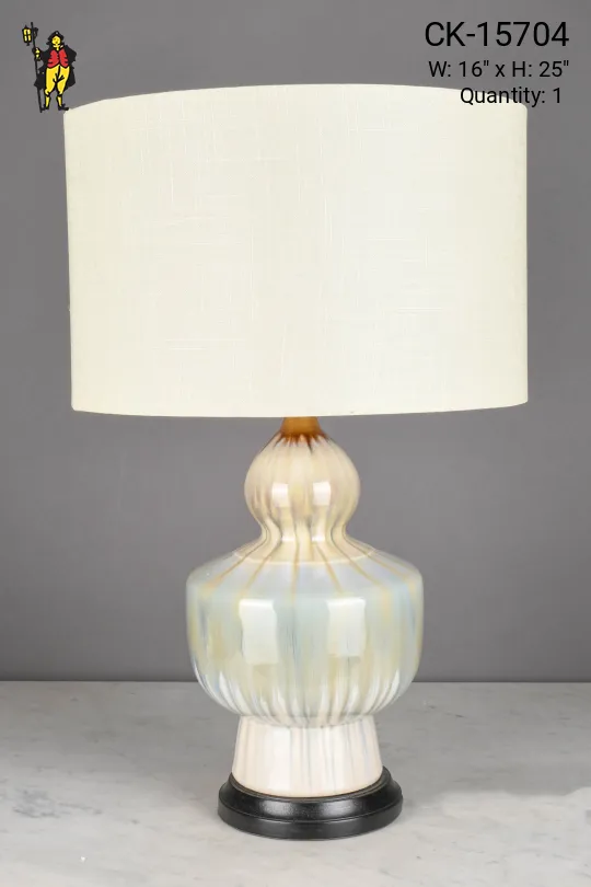 Multicolor Stria Table Lamp
