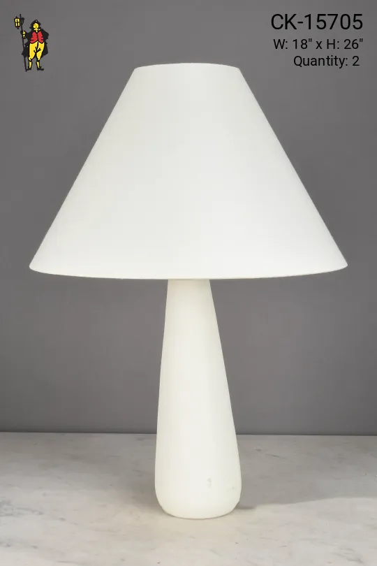 White Modern Table Lamp