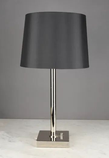 Polished Chrome Modern Table Lamp