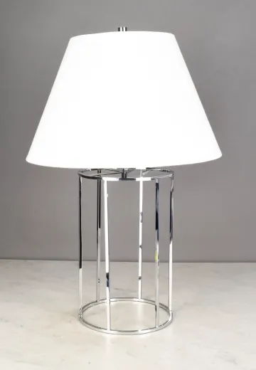 Modern Chrome Table Lamp