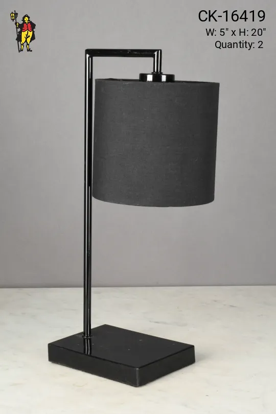 Black Modern Table Lamp