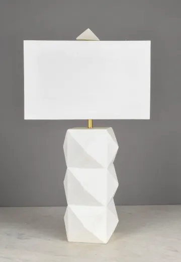 White Ceramic Table Lamp
