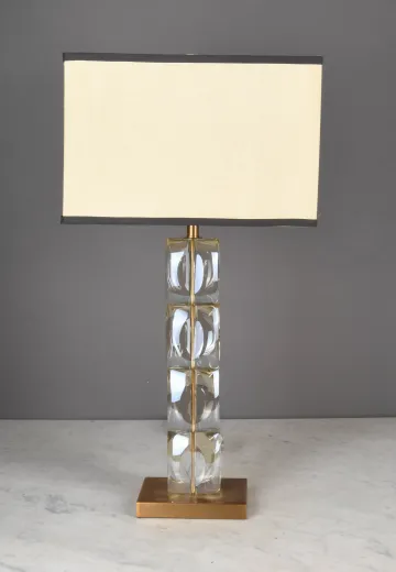 Abstract Glass Modern Table Lamp