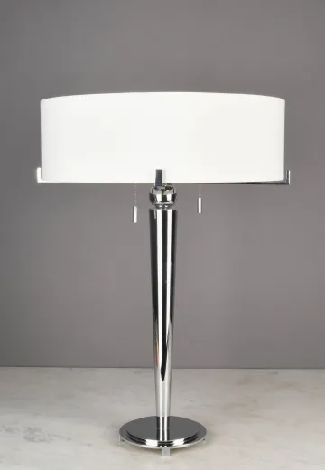 Modern Chrome Table Lamp