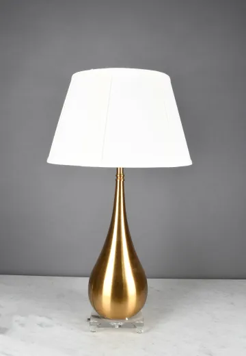 Mid Century Modern Brass Table Lamp