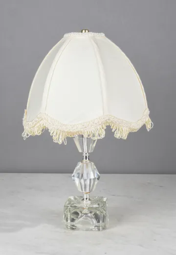 Small Cut Crystal Table Lamo