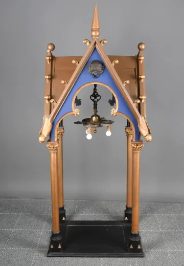Wooden Gothic Religious Statute