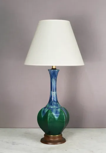 Green & Blue Abstract Table Lamp