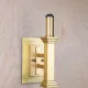 Gold Finished Single Candle Wall Sconce #0