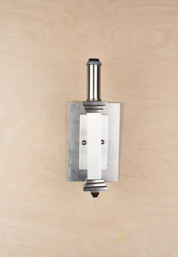 Nickel Single Candle Wall Sconce