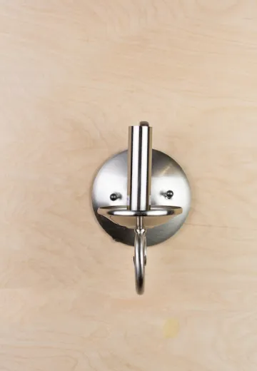 Contemporary Single Candle Silver Wall Sconce
