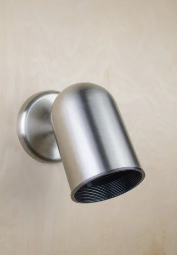 Nickel Spotlight Wall Sconce