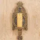One Light Brushed Brass Wall Sconce (Color Varies) #0